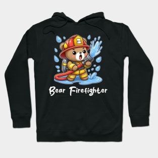 Cute Bear Firefighter Hoodie